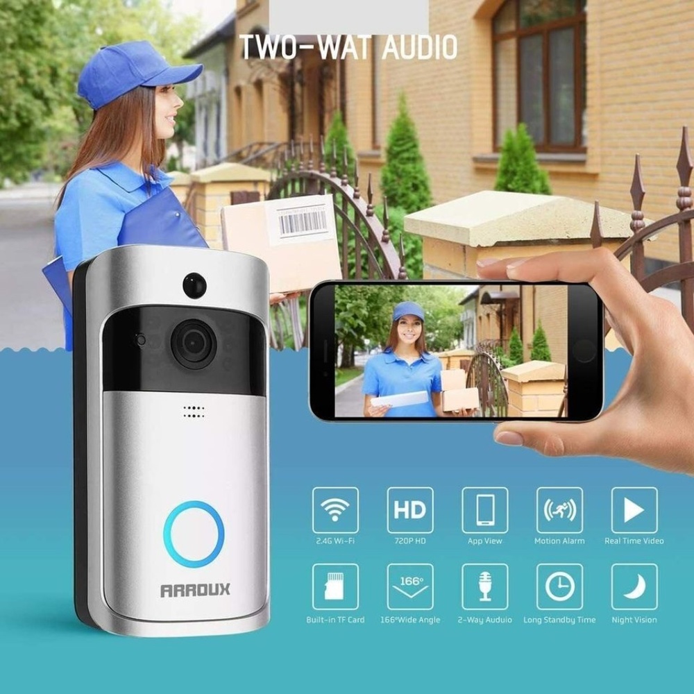 Wireless Smart WiFi Video Doorbell Camera